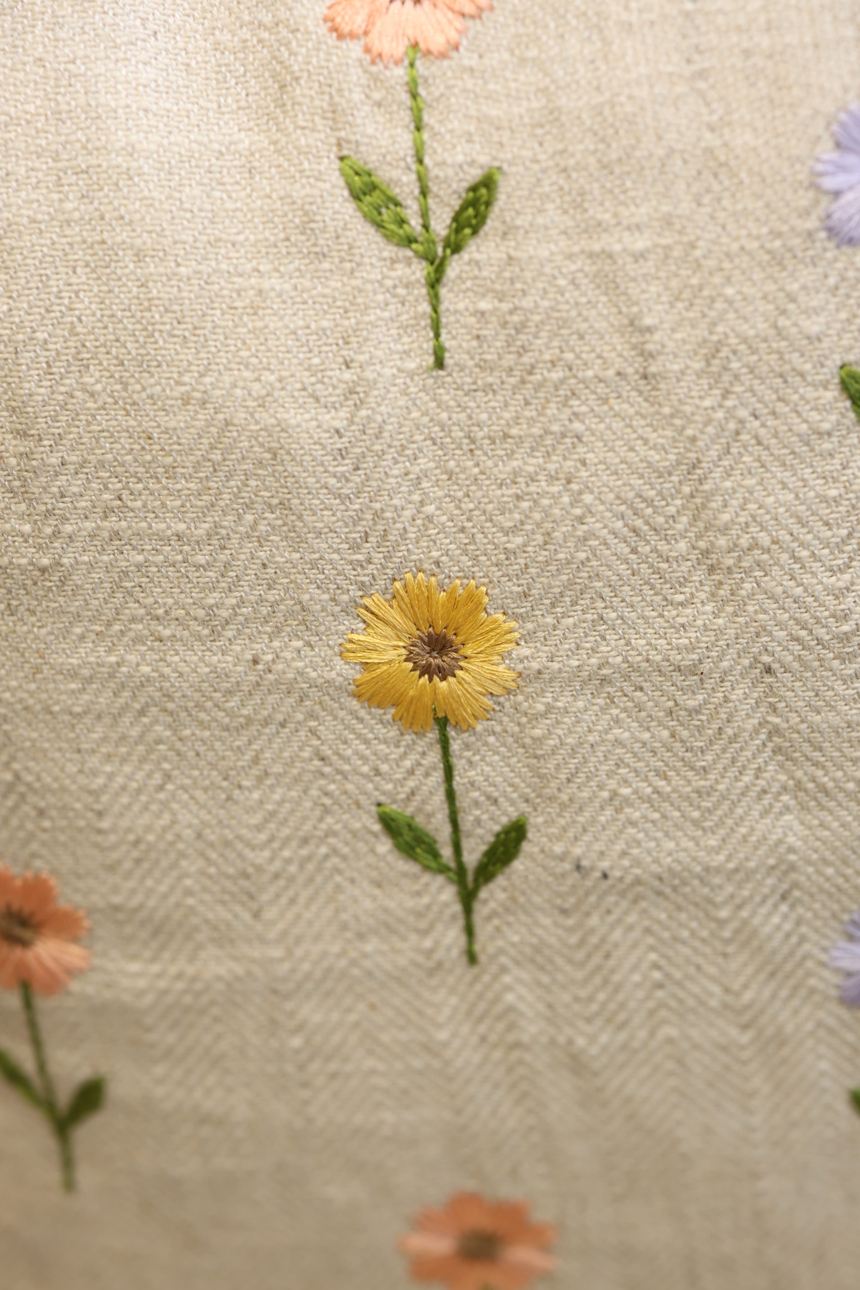 Cushion covers - Embroidery Petals