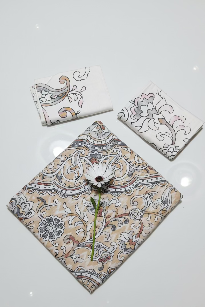 Bedsheets - Queen premium soft cotton bedsheet Digital print DD (prim) 2.24*2.54 mtr