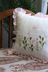 Cushion covers - Embroidery Garden Petal