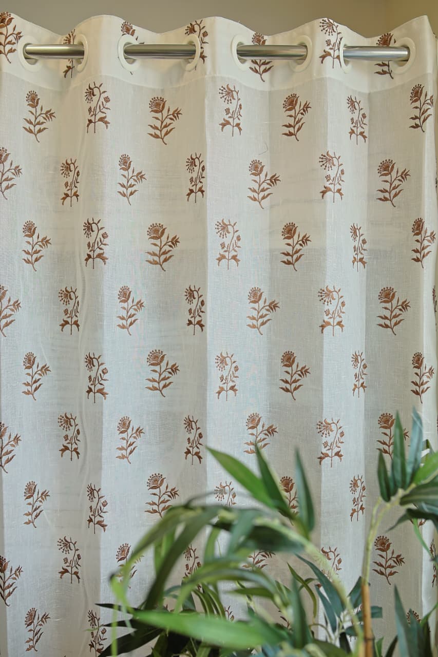 Curtains -Premium embroidered sheer curtain