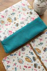 Bedsheets - King daily use border bedsheets
