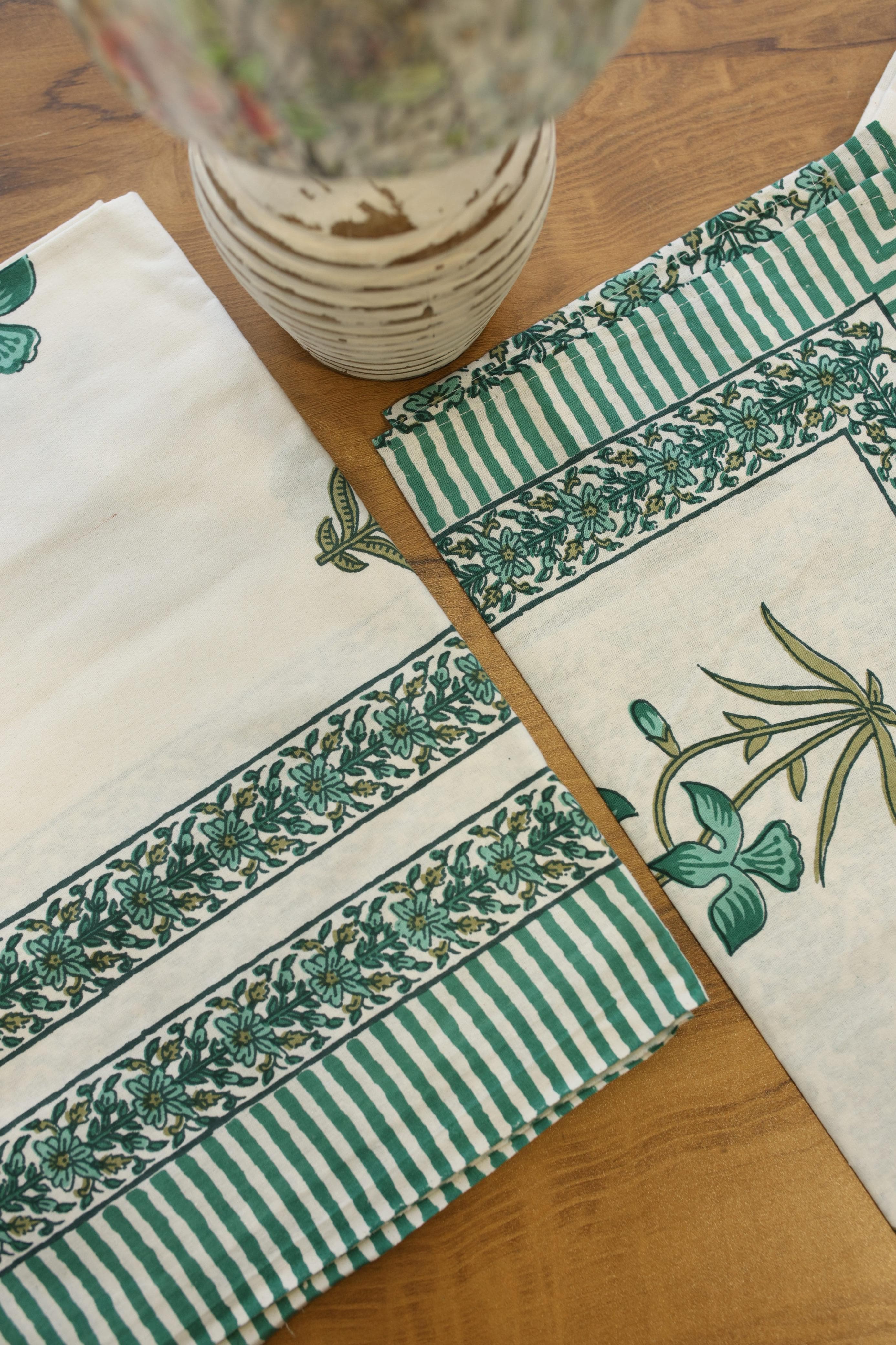 Bedsheets - Single handblock bedsheets
