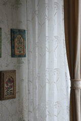 Premium Embroidery Sheer Curtain - Florence