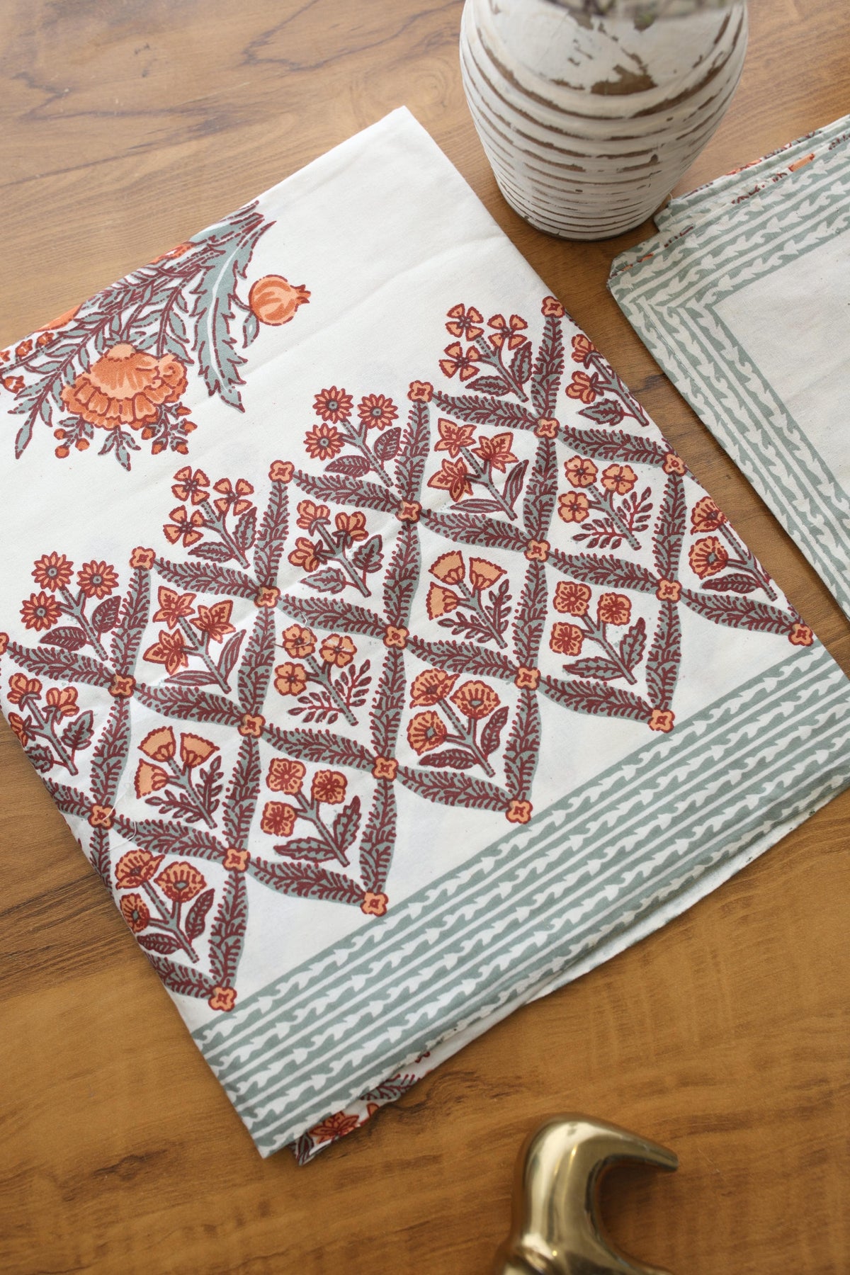 Bedsheets - Single handblock bedsheets