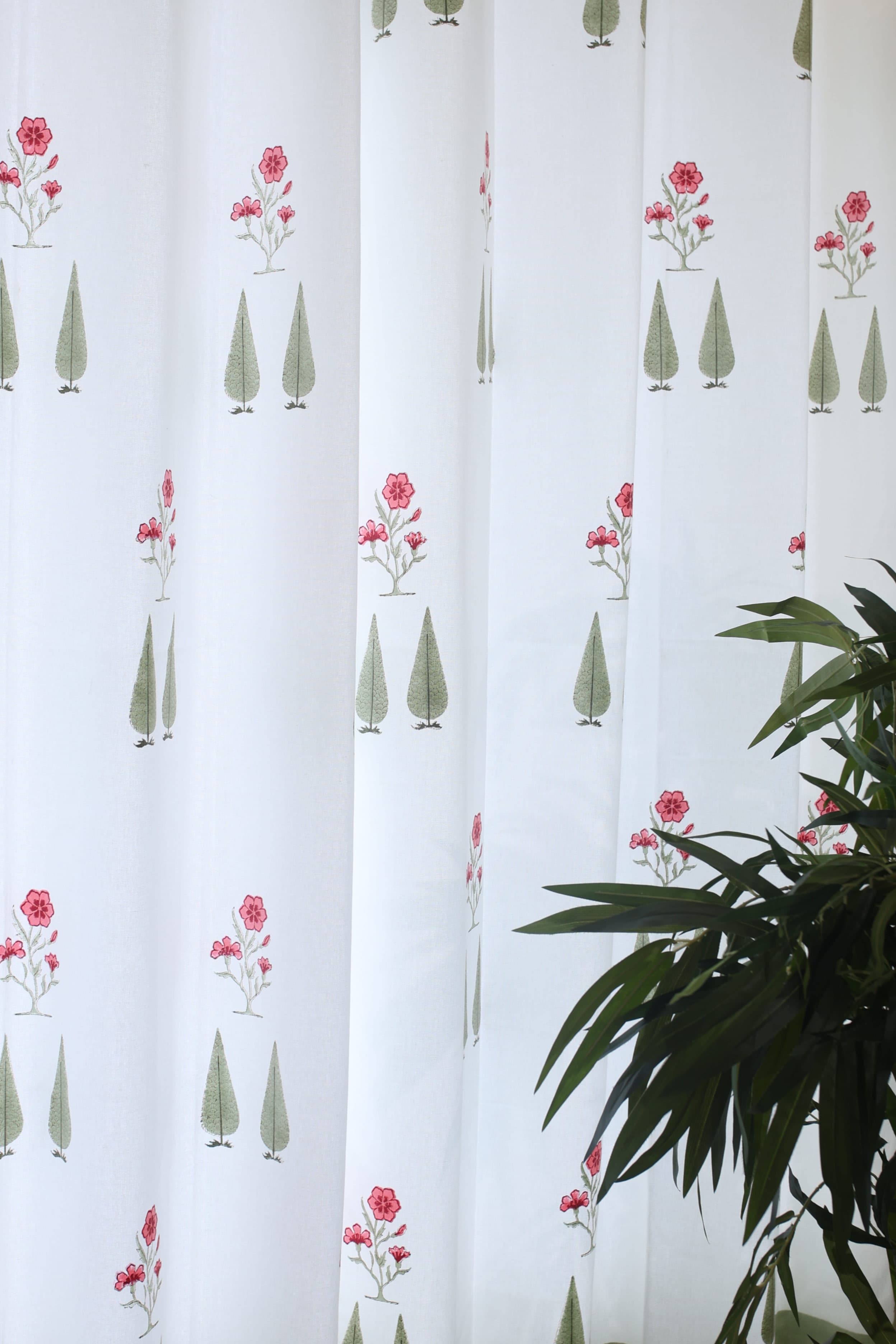 Curtains - Handblock printed curtains