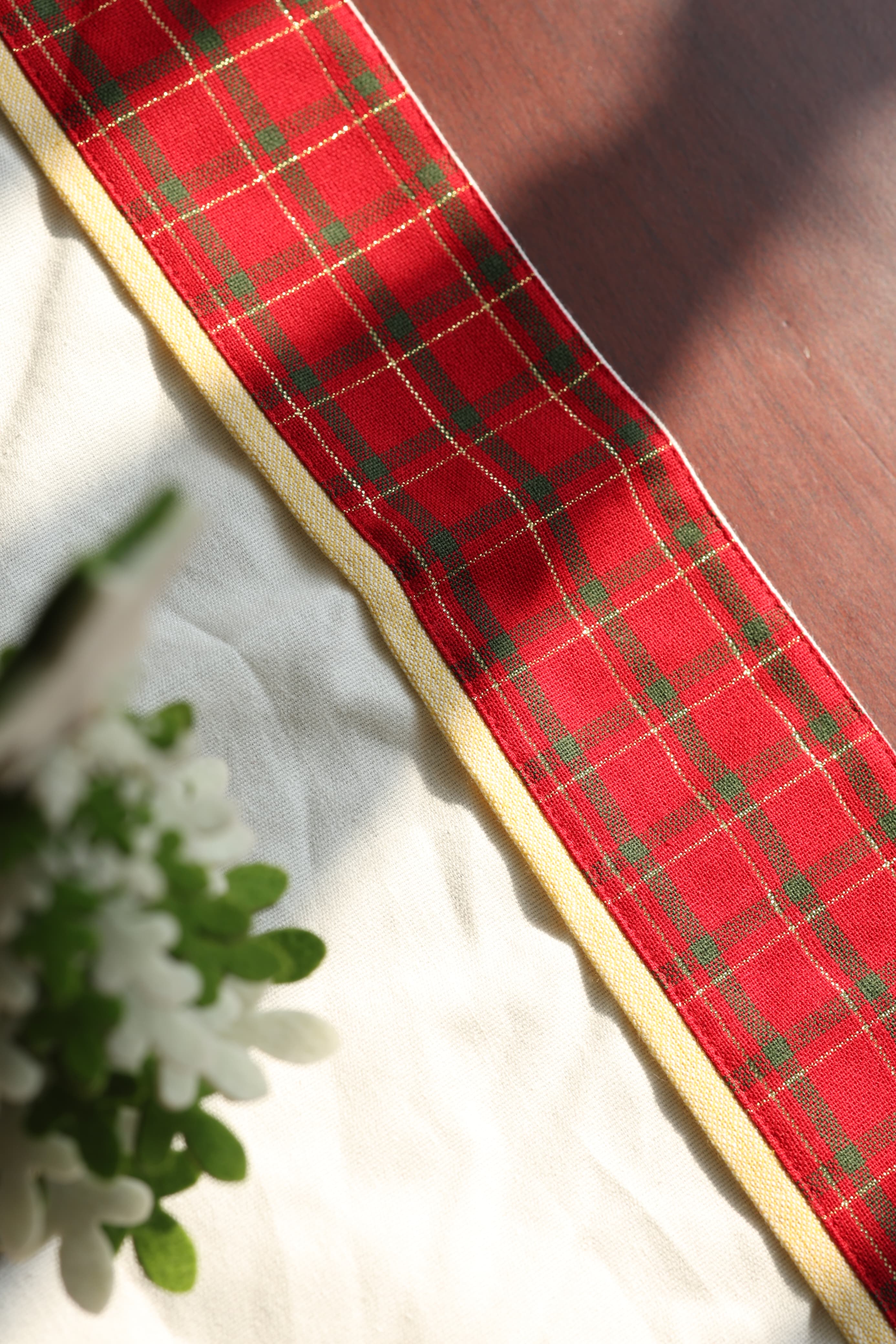 Christmas Embroidered Table Runner