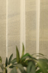 Curtains - Premium embroidery sheer curtains wider width off white shade prebooking
