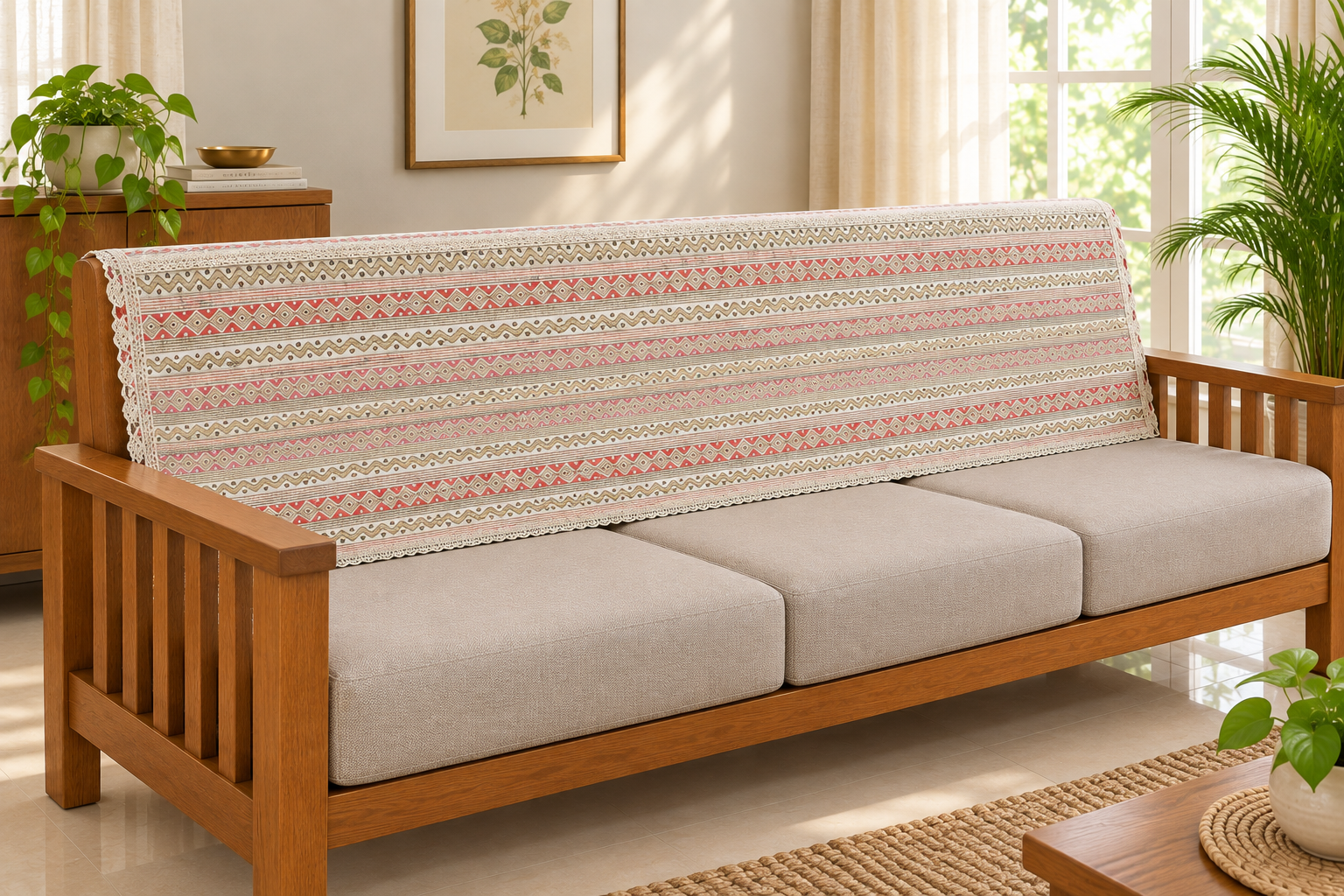 Premium designer Chair / sofa back - 3+1+1 set