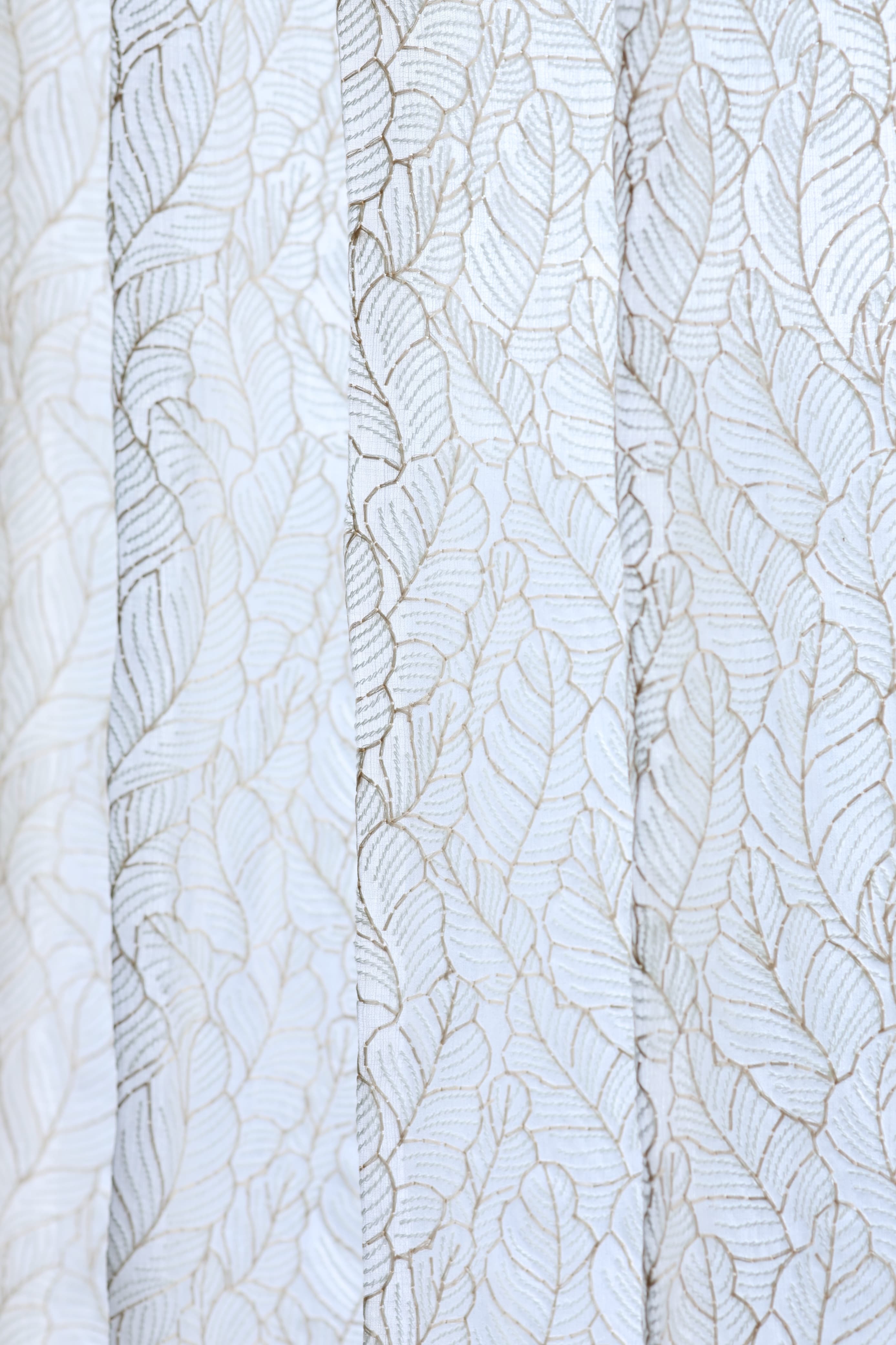 Curtains - Premium Embroidery sheer curtains cotton Zardozi