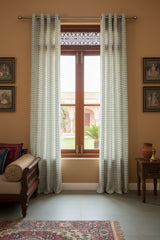 Opaque curtains- Green Cotton | Xmas edition