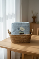 Towels - Cute Embroidery Kids bath towel