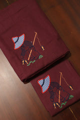 Bedsheets - Single Cross stitch embroidery bedsheets