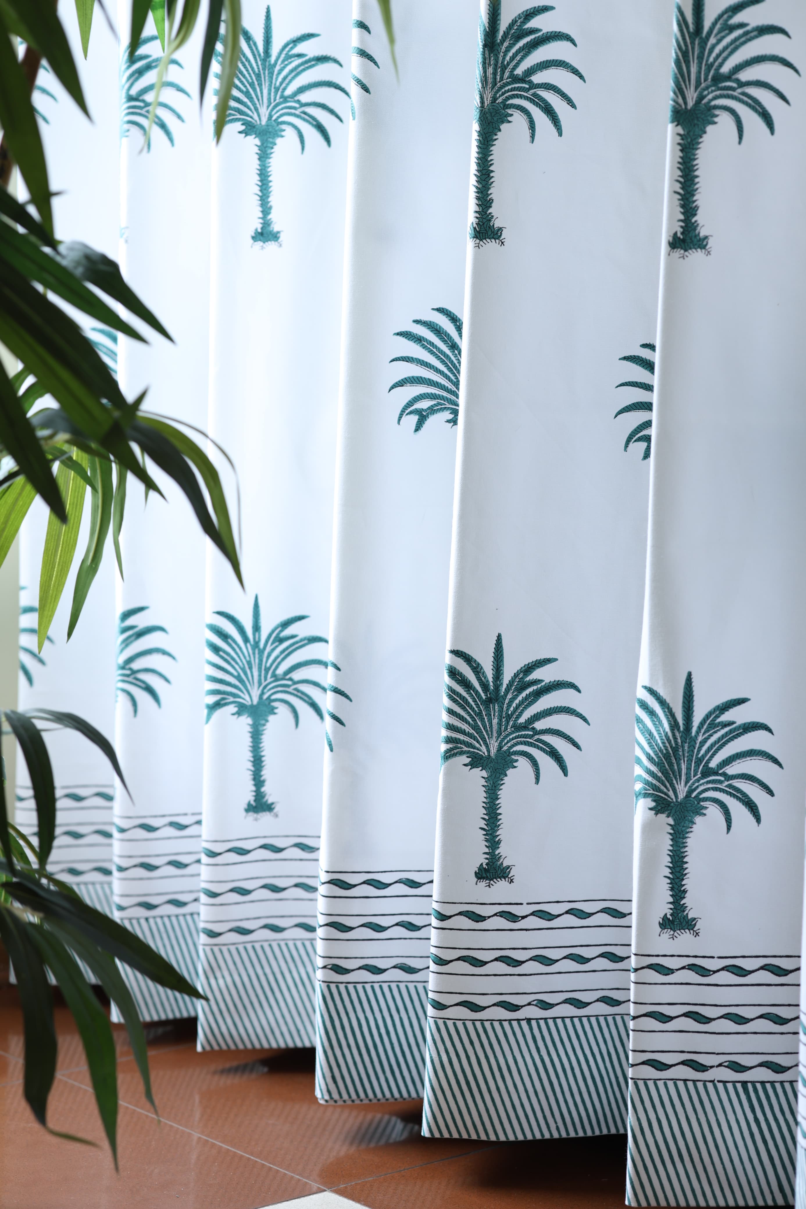 Curtains - Handblock printed curtains