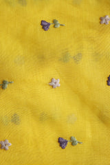 Fabrics - Chanderi embroidery kurti fabric