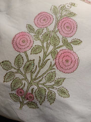Handblock cushion cover|16×16