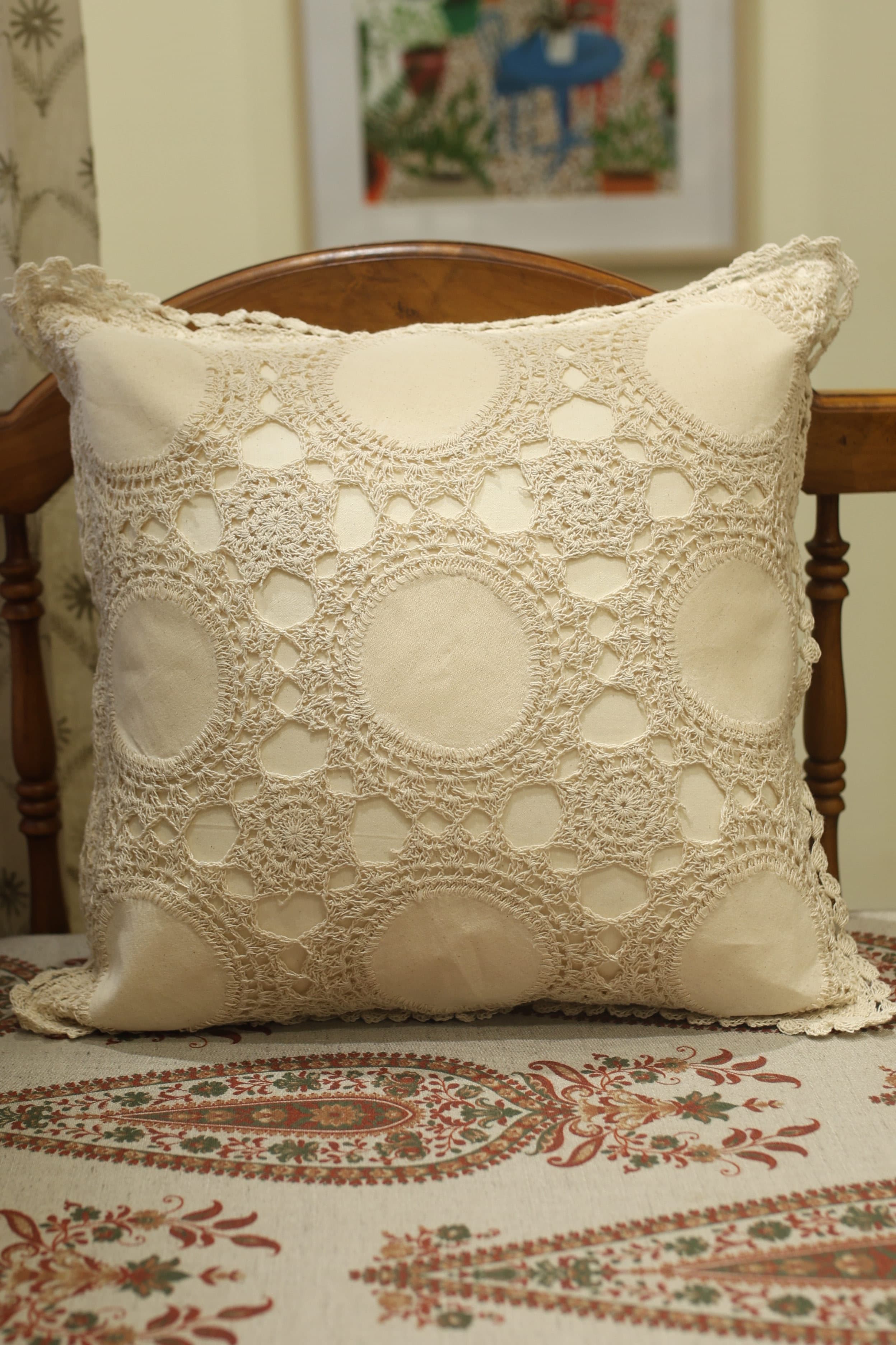 Cushion covers - crochet cushion covers