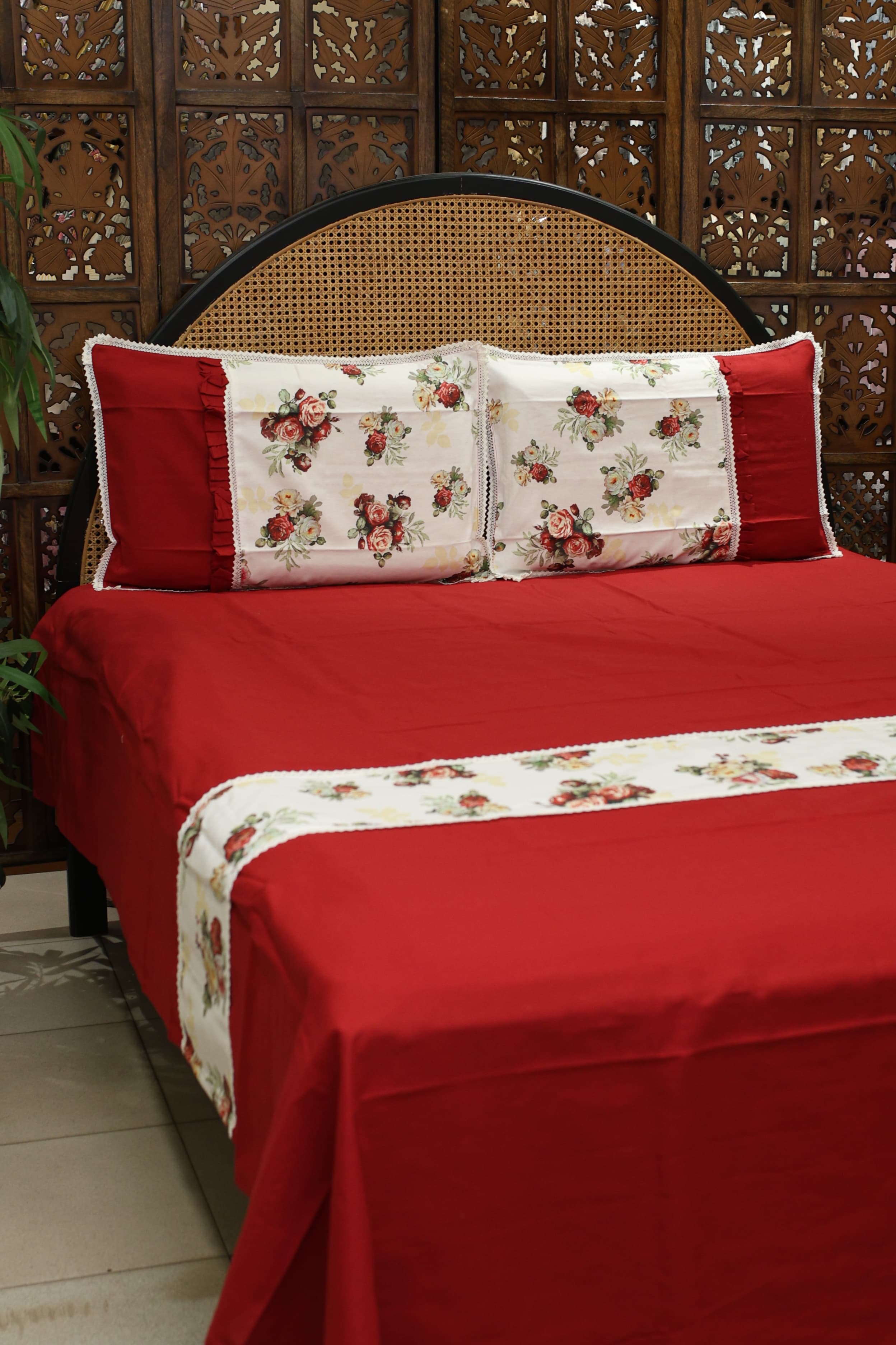 Queen Size Christmas Theme Bedsheet Set - Xmas Edition