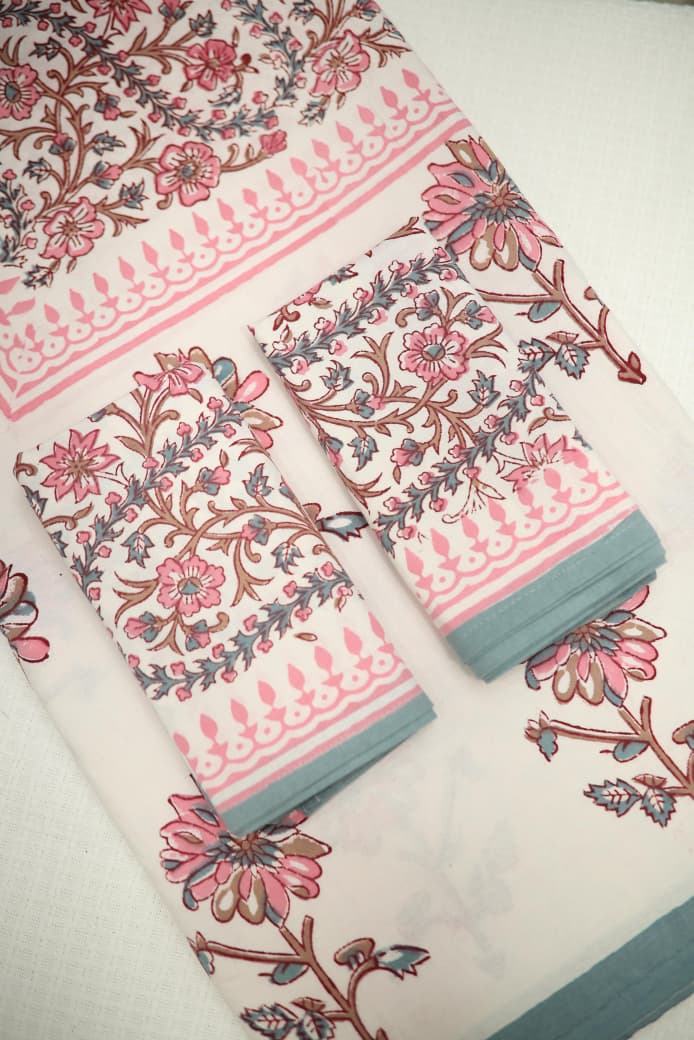 Bedsheets:Super king Handblock bedsheets