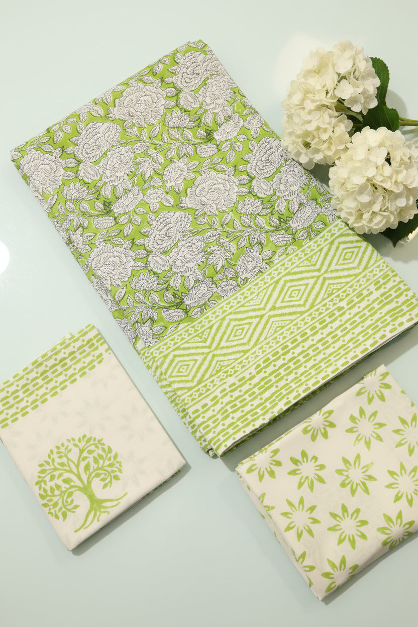Bedsheets - Queen handblock printed bedsheets