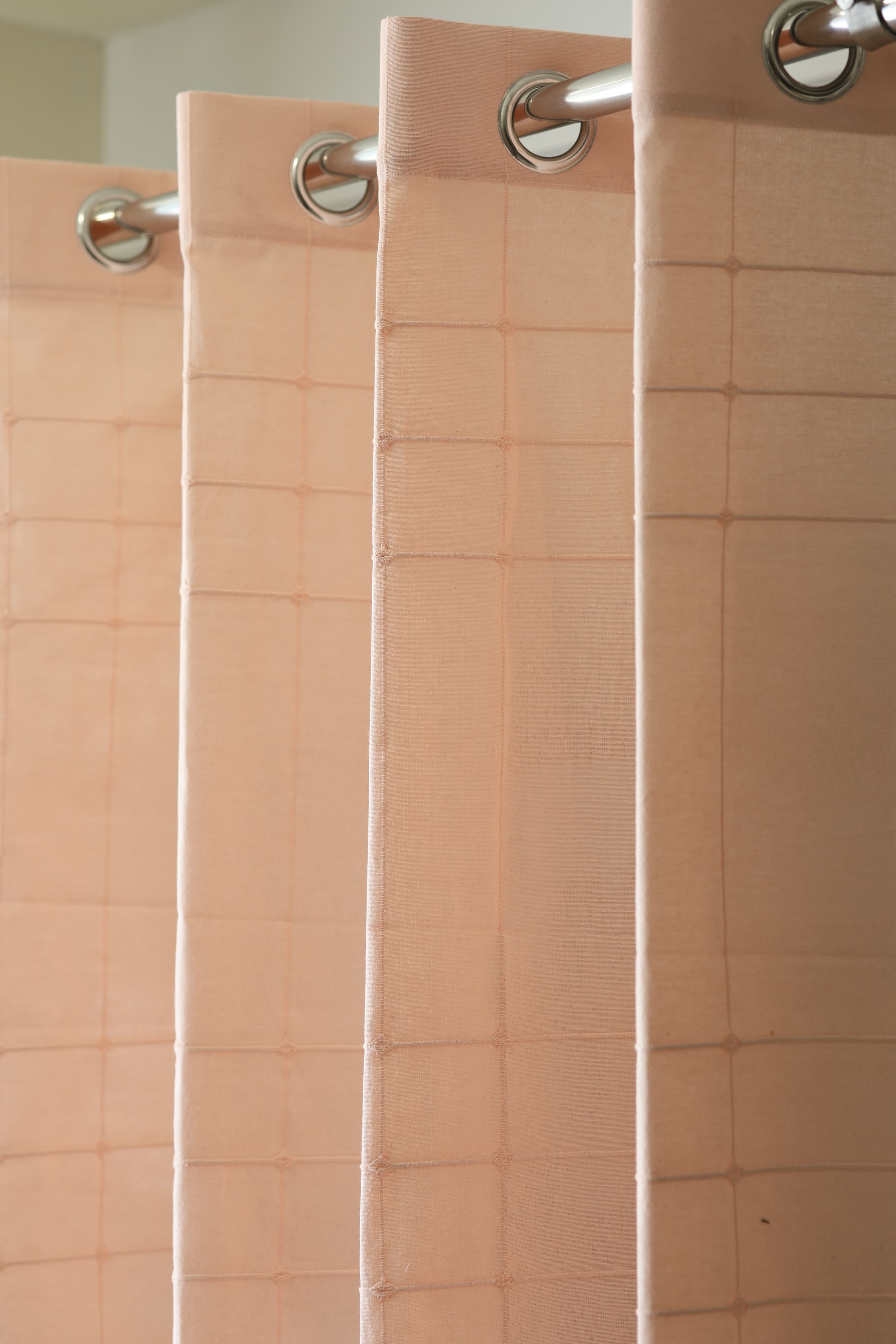Curtains - Opaque solid  pinkish shade