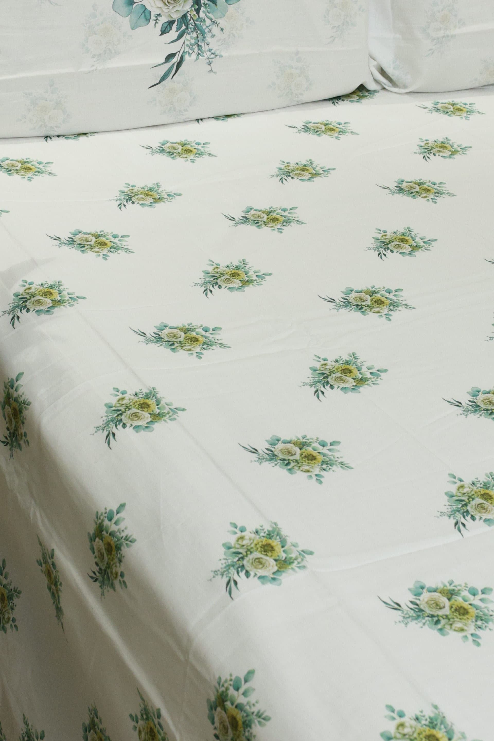 Bedsheets - King premium soft cotton bedsheet Digital Print DD   VATIKA
