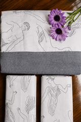 Bedsheets - King daily use border bedsheets