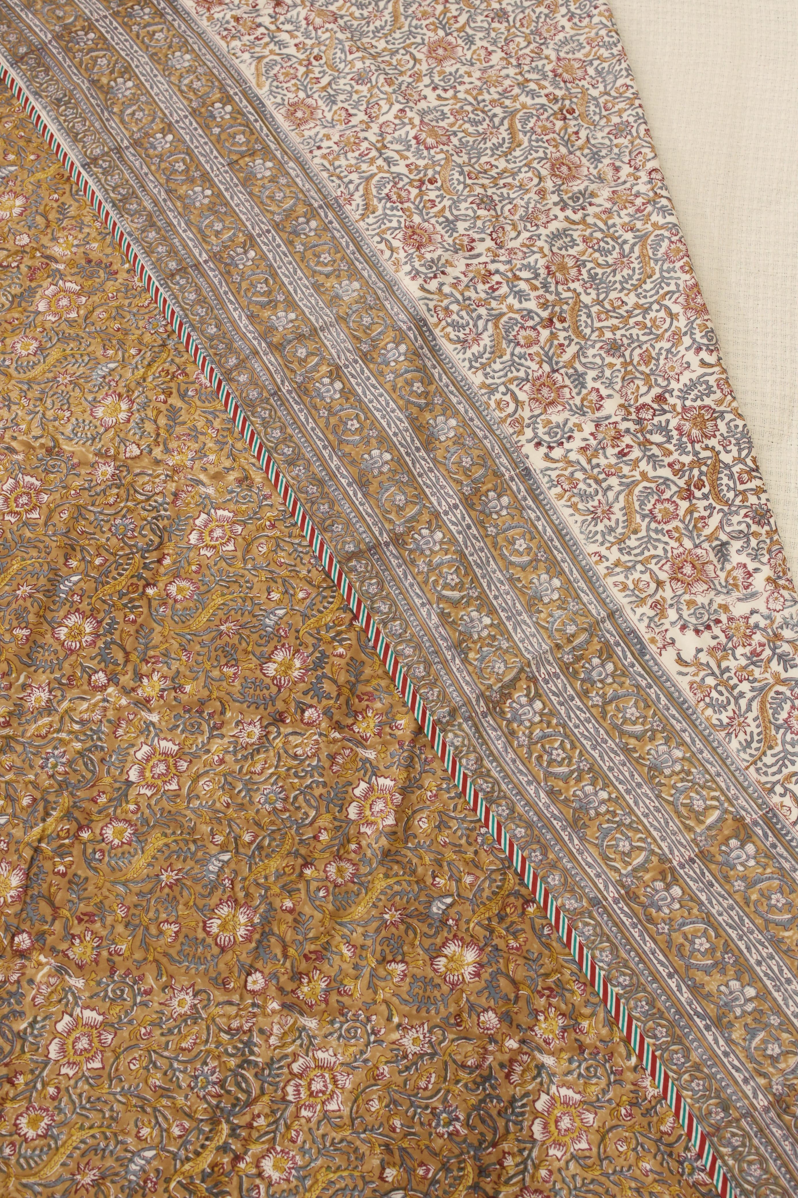 Double dohar / Blanket - Mughal handblock print
