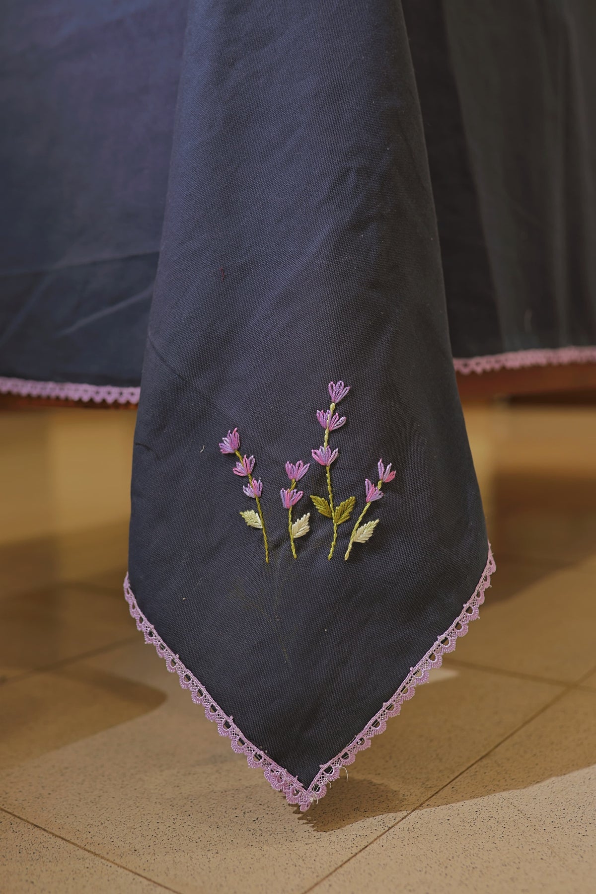 Table cloths- embroidered 6 seater