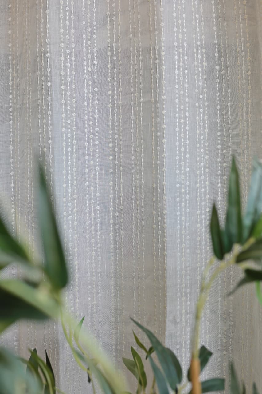 Curtains -Premium embroidered sheer curtain