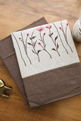 Elegant Floral Embroidery King Bedsheet Set Caspian