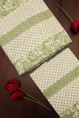 Bedsheets - King premium designer Printed lace bedsheet rotary