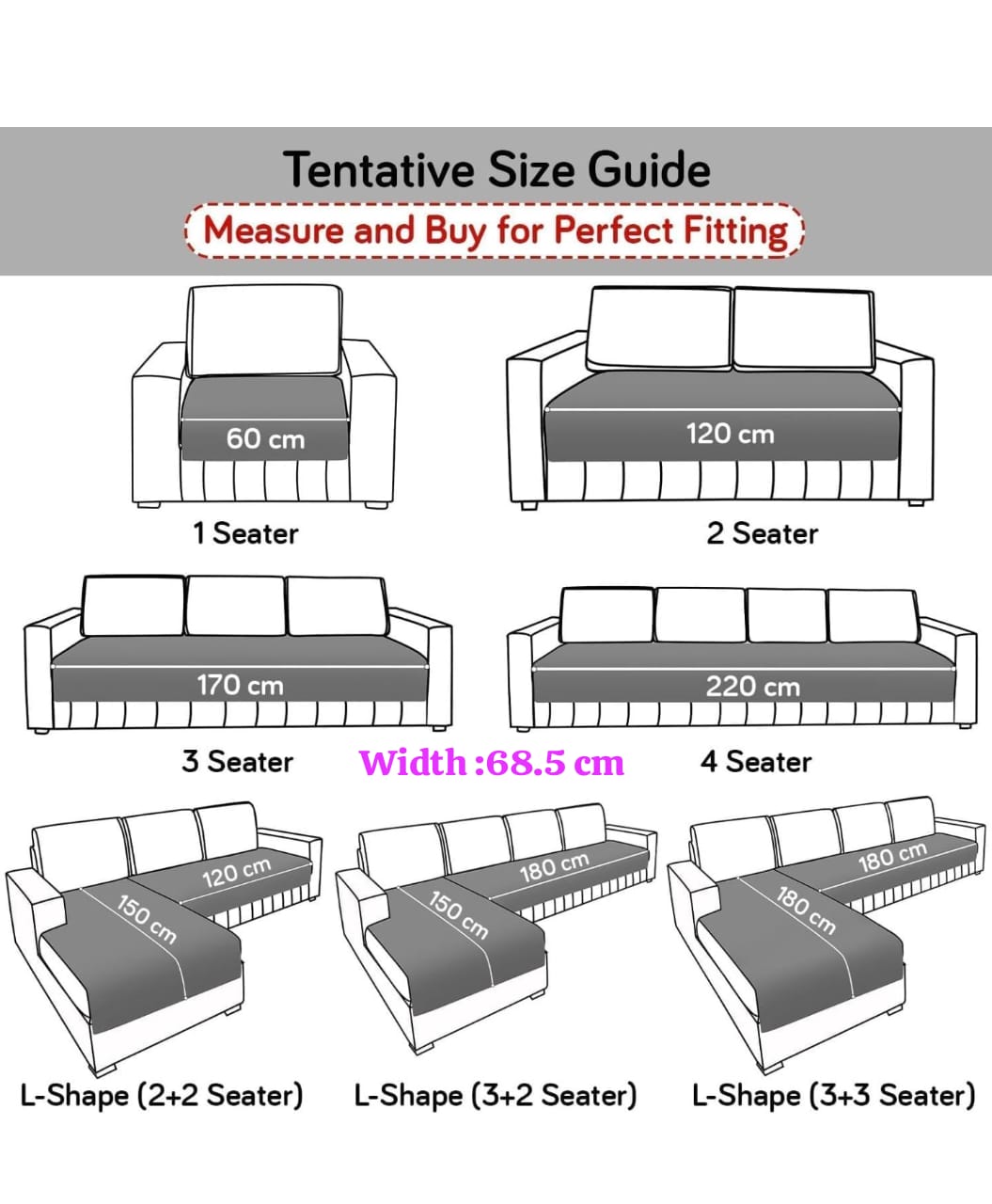 Sofa protector ( meter per)