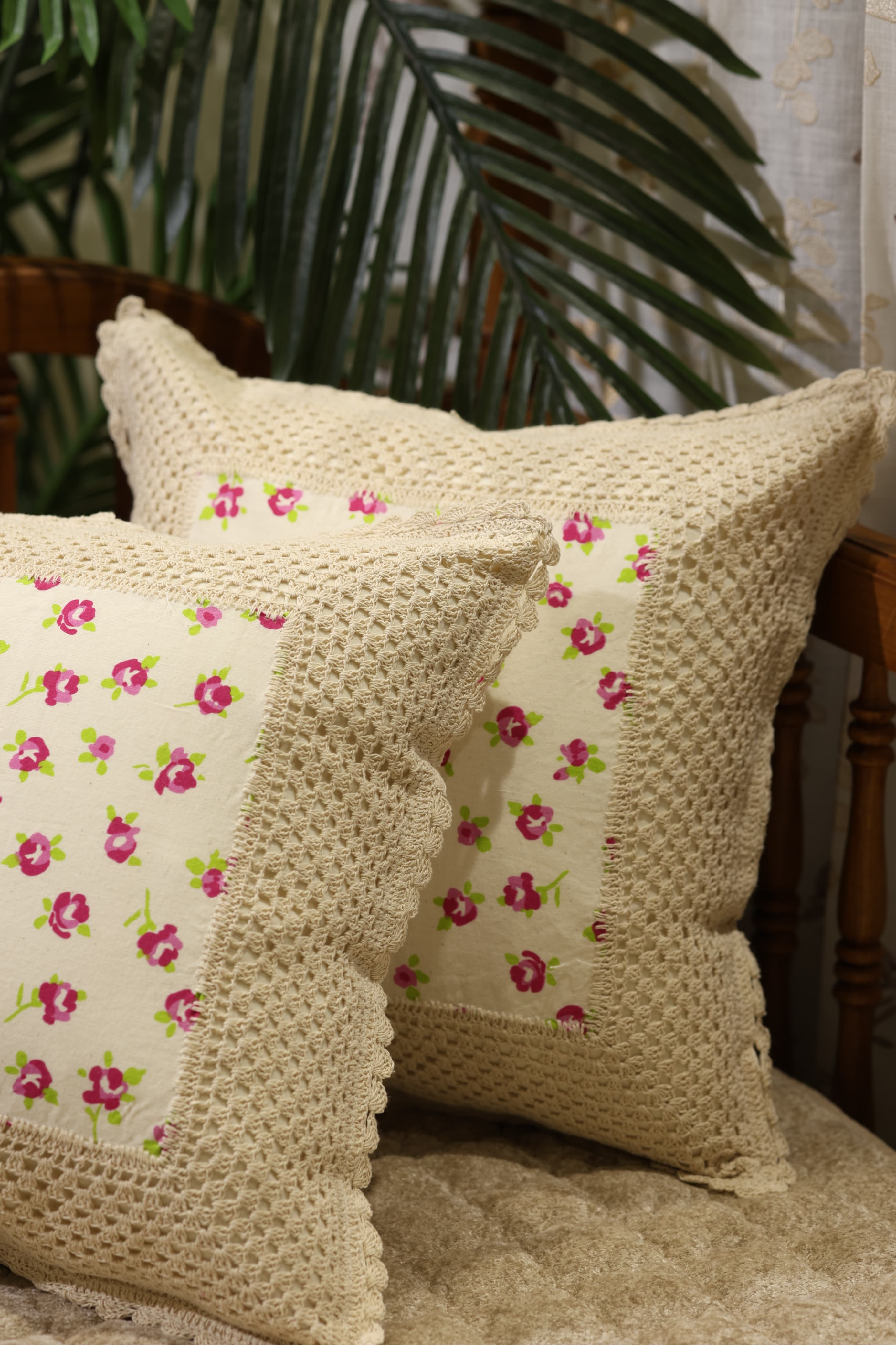 Cushion covers - crochet cushion covers Size :16*16 inches