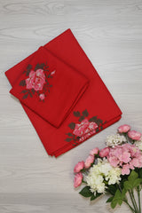 Bedsheets - Single Cross stitch embroidery bedsheets