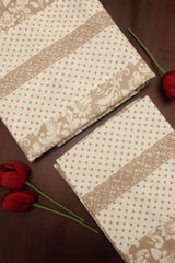 Bedsheets - Rotary Queen premium designer Printed lace bedsheet rotary