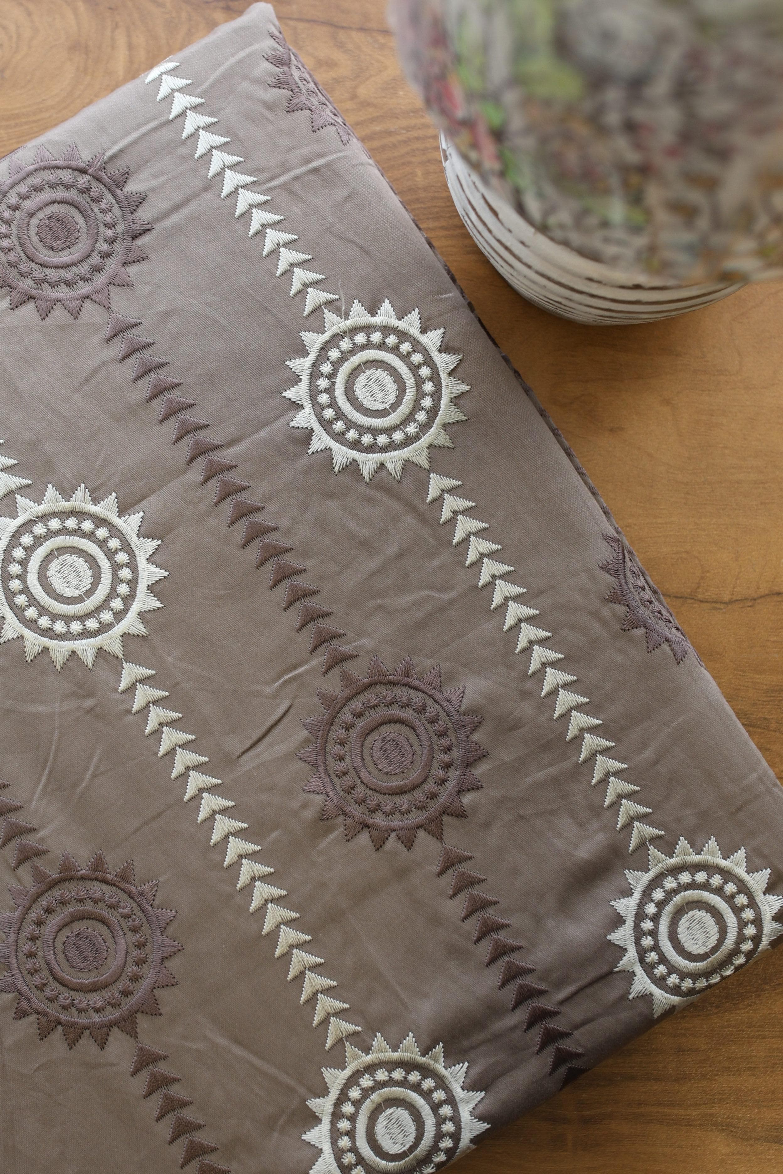Bedsheets - Premium King Machine embroidery Soft cotton bedsheets