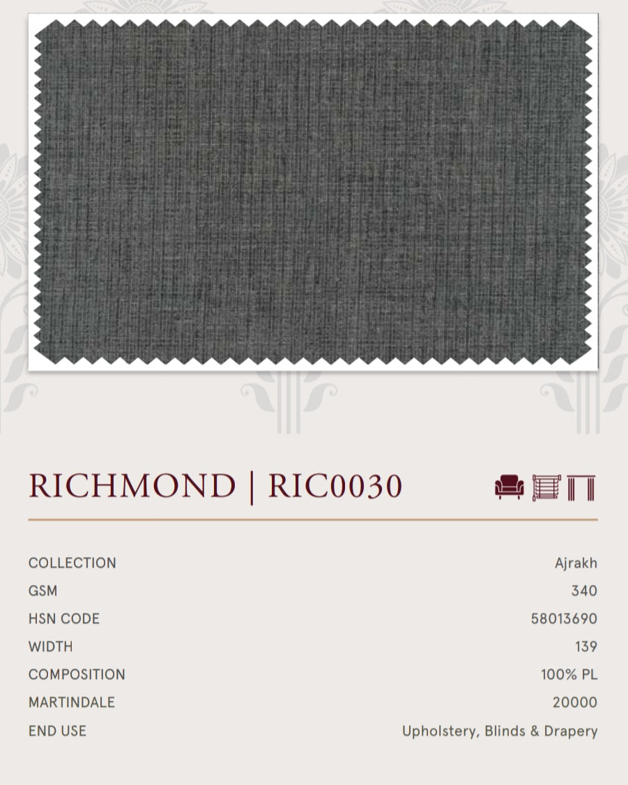 Upholstery fabrics -Ajrakh(Richmond)