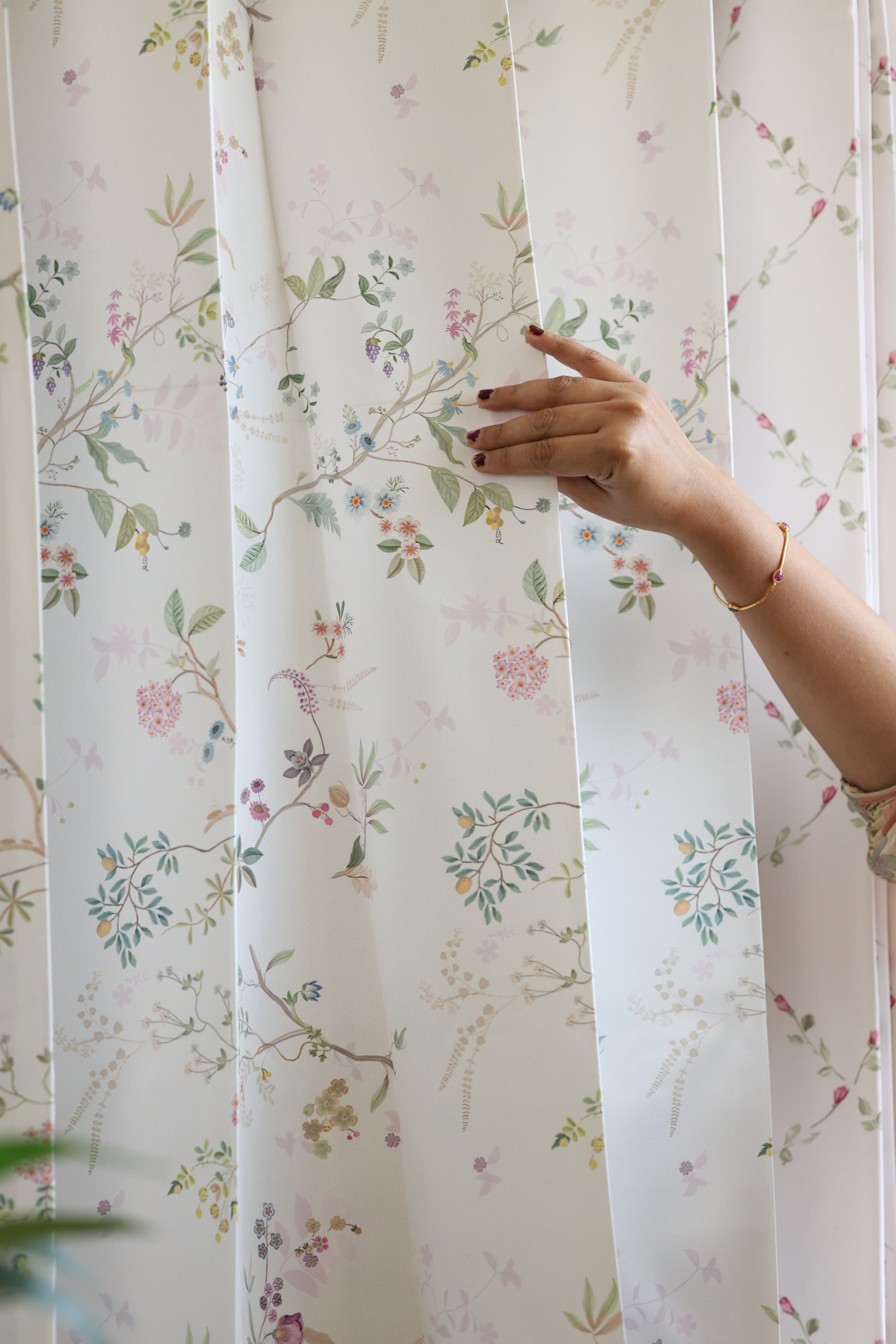 E3 Curtains - English Floral series opaque curtains - E 3