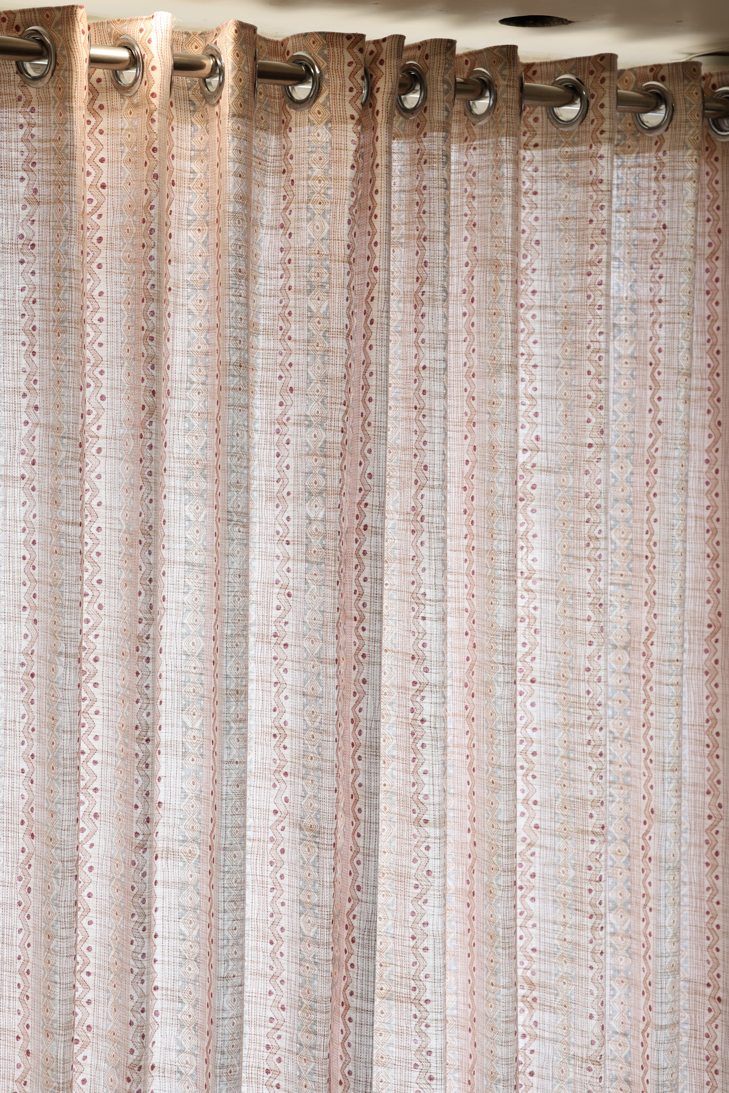 Curtains - Premium kantha print floral opaque curtains prebooking