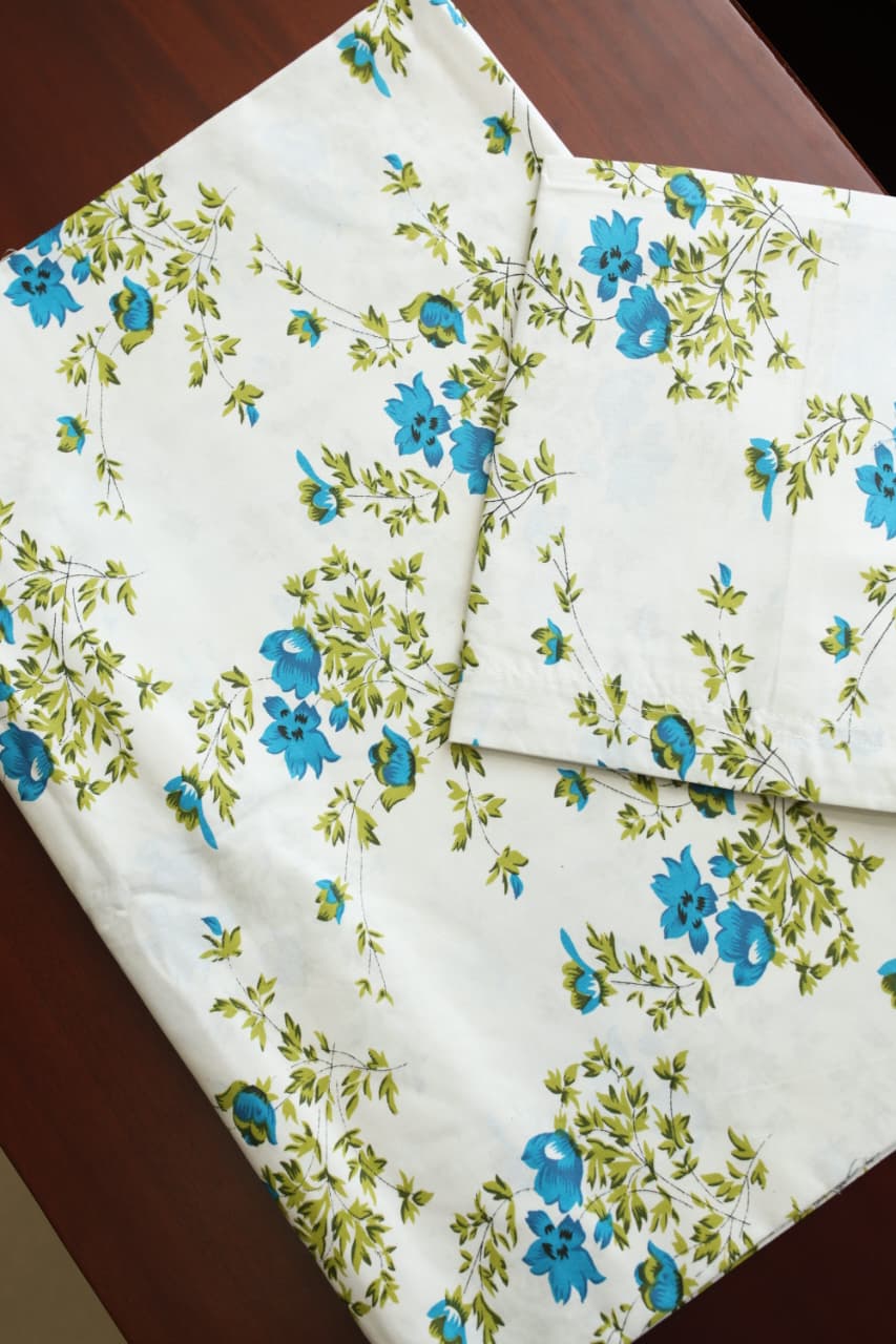 Bedsheets - Queen soft cotton blossom bedsheet