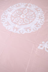 King Size Premium Machine Embroidery Bedsheet Set with 2 Pillow Covers (108x108)