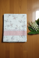 Bedsheets - Premium King cotton lace bedsheets majestic