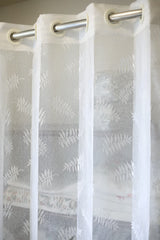 Curtains-Premium embroidery sheer curtains