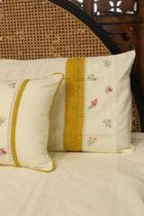 Bedsheets - Queen premium Machine Embroidery Bedsheet multi