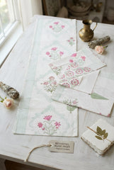 Bedsheets - King Percale cotton handblock bedsheets