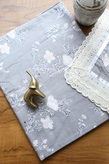 Bedsheets - Queen soft cotton lace bedsheets flora & lace