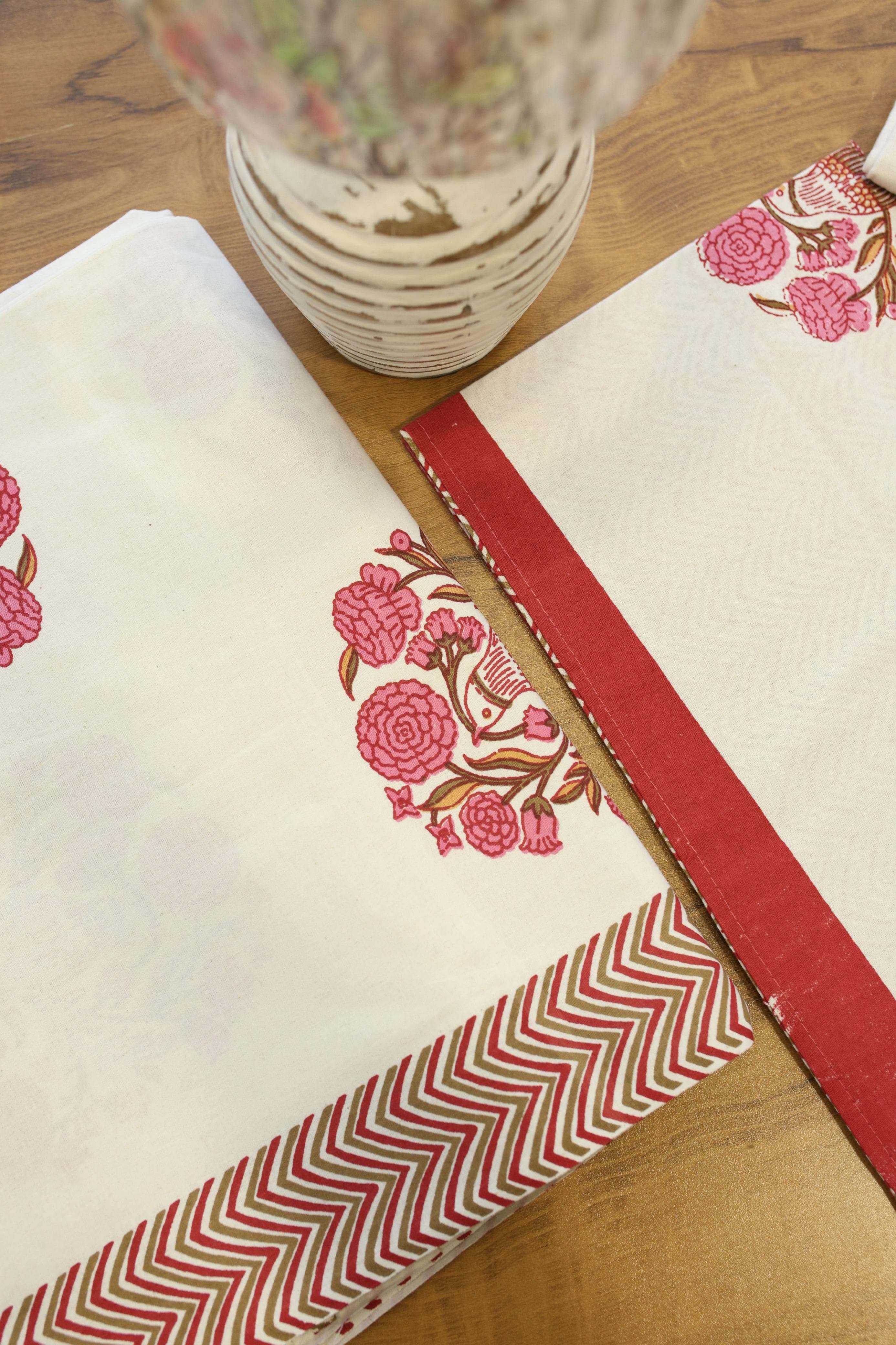 Bedsheets - Single handblock bedsheets