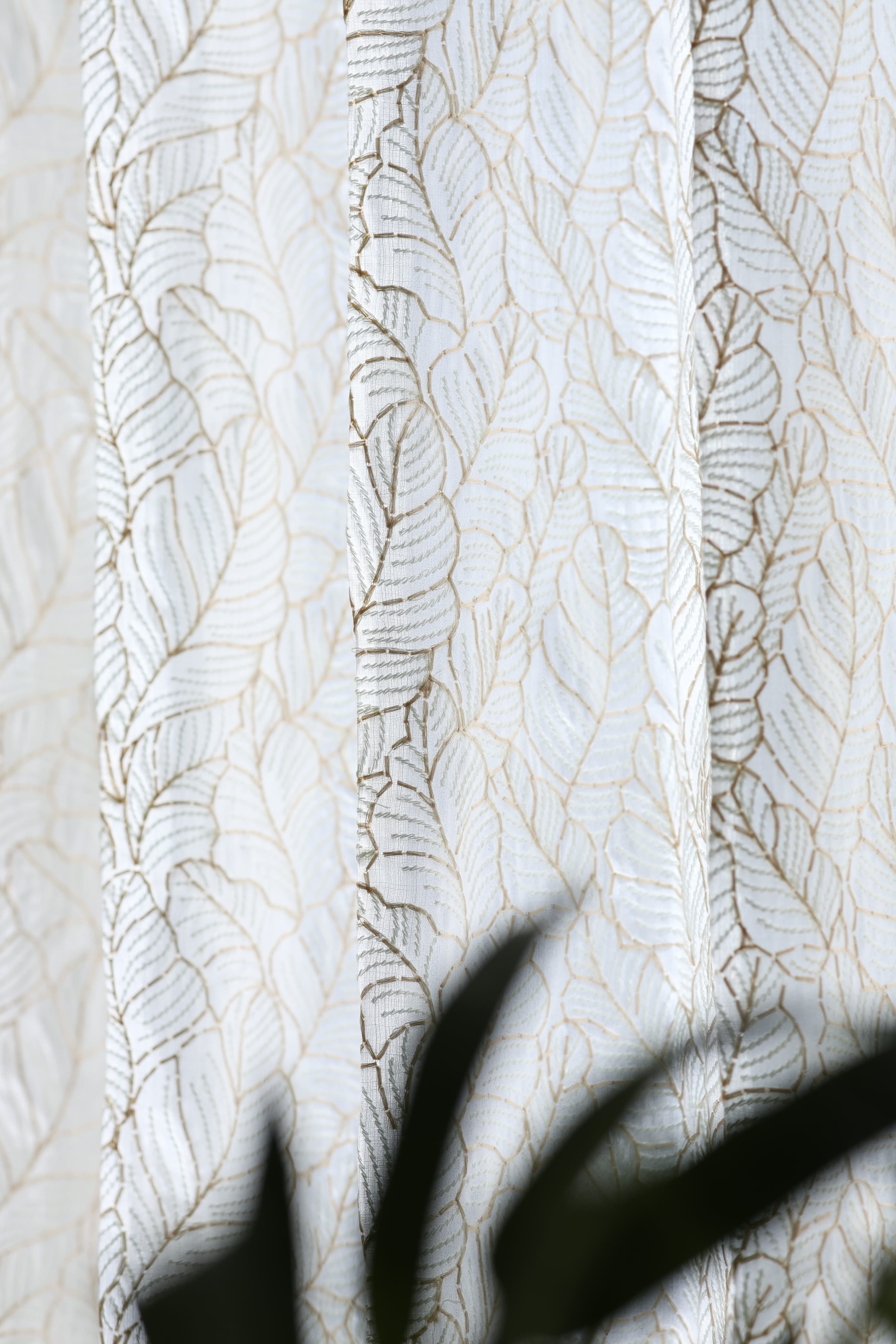 Curtains - Premium Embroidery sheer curtains cotton Zardozi