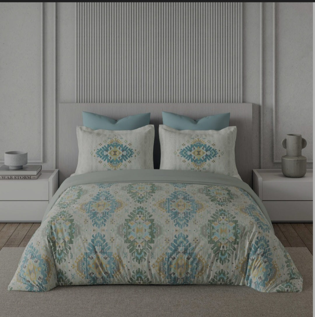 Bedsheets - Premium digital print floral king size soft cotton bedsheets