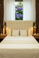 Bedsheets - King premium Machine Embroidery Bedsheet multi
